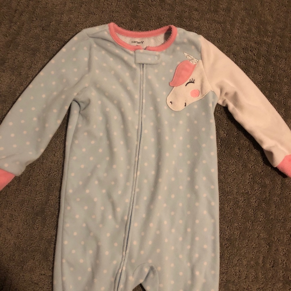 Carter’s Fleece Unicorn Footie Pajamas